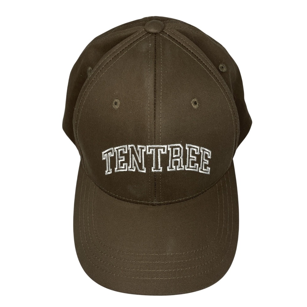 NWT Tentree Vintage Elevation Hat Brown White Embroidered Snapback Y2K Casual